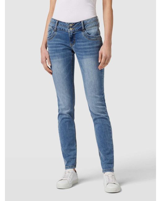 Buena Vista Blue Jeans mit regulärem Schnitt und Denim-Look