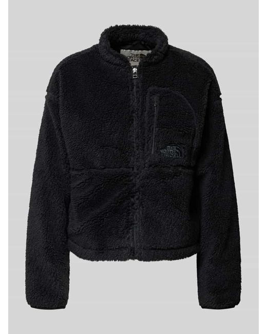 The North Face Black Fleecejacke mit Label-Stitching Modell 'EXTREME PILE'