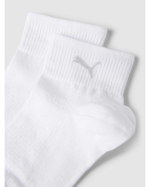PUMA Sokken Met Logoprint in het White