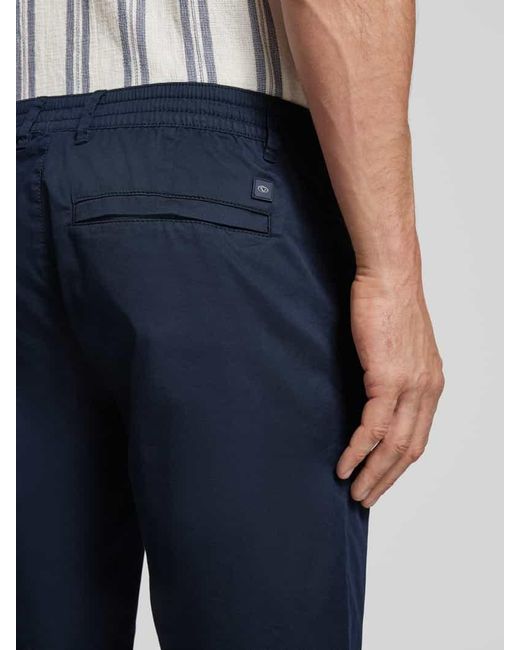 Tom Tailor Regular Fit Bermuda aus Baumwoll-Mix in Blue für Herren