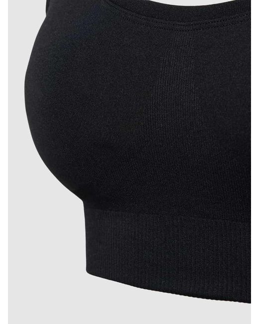 Hanro Black Bralette mit breiten Trägern Modell 'Touch Feeling'