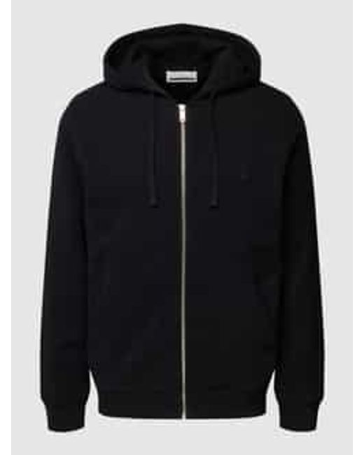 ARMEDANGELS Sweatjack Met Labelstitching, Model 'Saaro' in het Black voor heren
