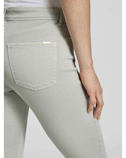 Cambio Multicolor Slim Fit Jeans mit verkürztem Schnitt Modell 'PIPER'
