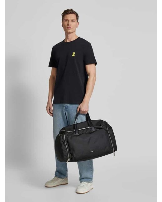 Calvin Klein Weekender mit Label-Applikation in Black für Herren