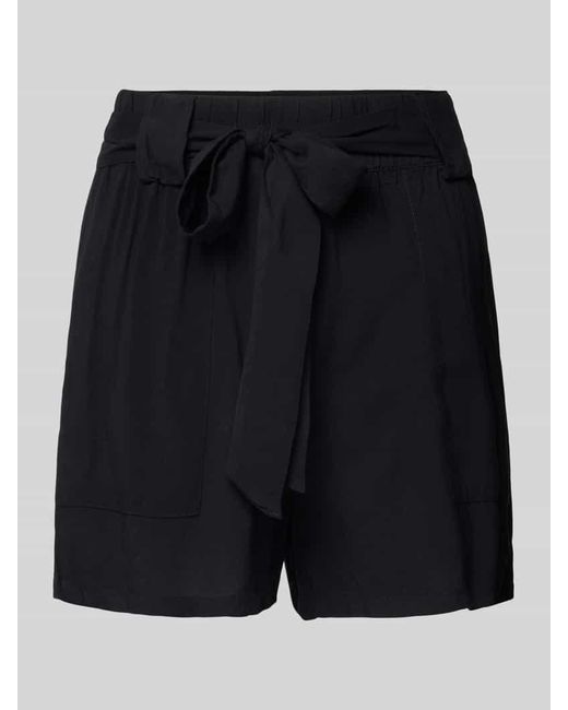 ONLY Black High Waist Shorts mit Allover-Print Modell 'NOVA LIFE VIS TALIA'