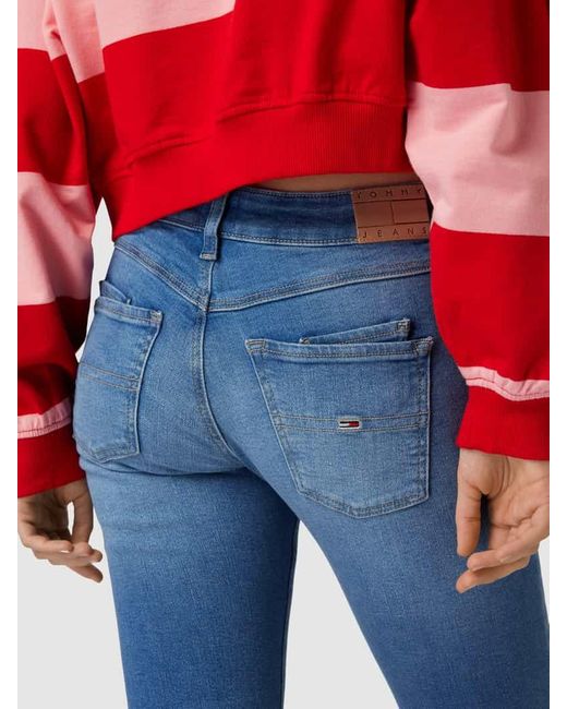 Tommy Hilfiger Blue Skinny Fit Jeans mit Stretch-Anteil Modell 'SCARLETT'