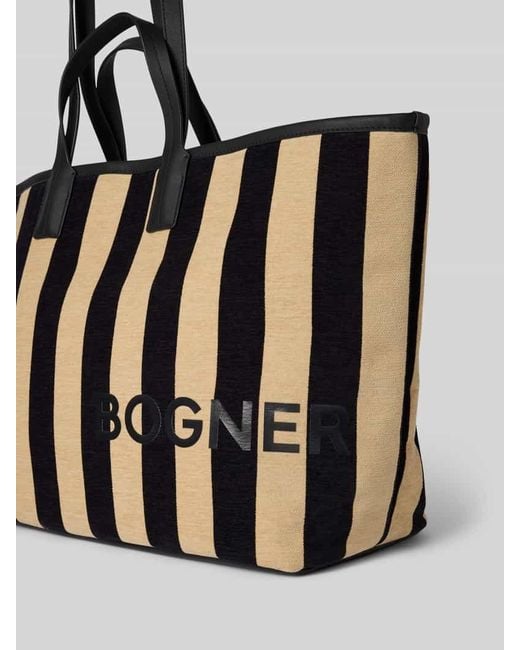 Bogner White Shopper mit Label-Print Modell 'wiesen neve lotta'