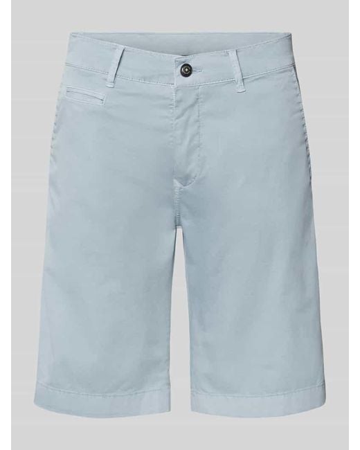 Pierre Cardin Regular Fit Shorts mit Gesäßtaschen Modell 'Strasbourg' in Blue für Herren