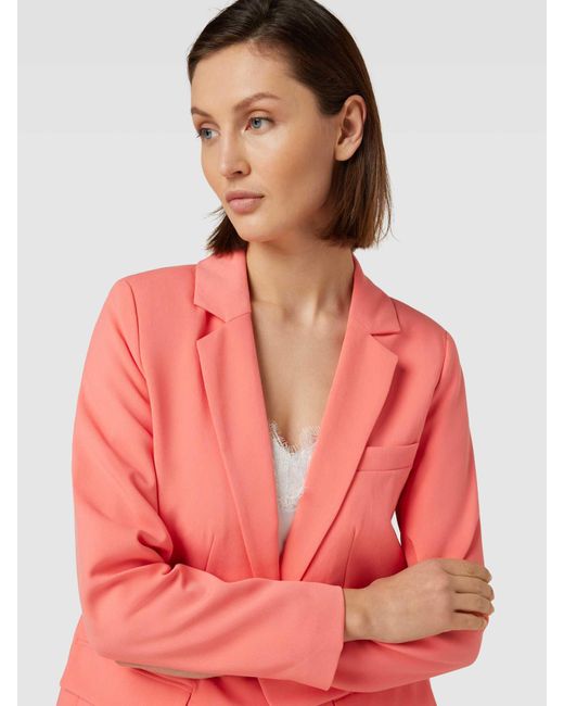 Object Pink Blazer mit Brustleistentasche Modell 'Sigrid'