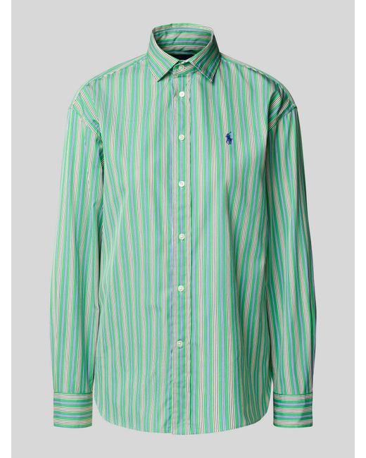 Polo Ralph Lauren Overhemdblouse Met Knoopsluiting in het Green