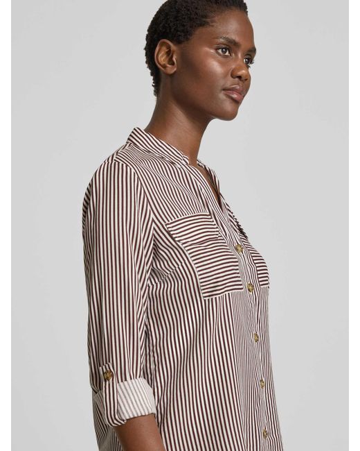 Vero Moda Regular Fit Overhemdblouse Van Pure Viscose, Model 'Bumpy' in het Red