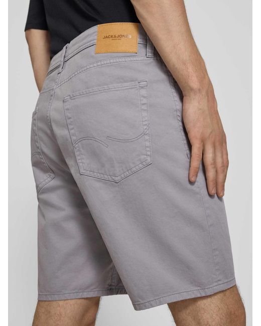 Jack & Jones Denim Shorts in het Gray voor heren