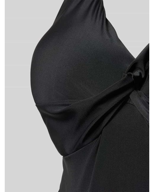 Mama.licious Black Umstands-Badeanzug mit Knoten-Detail Modell 'LOUISA'