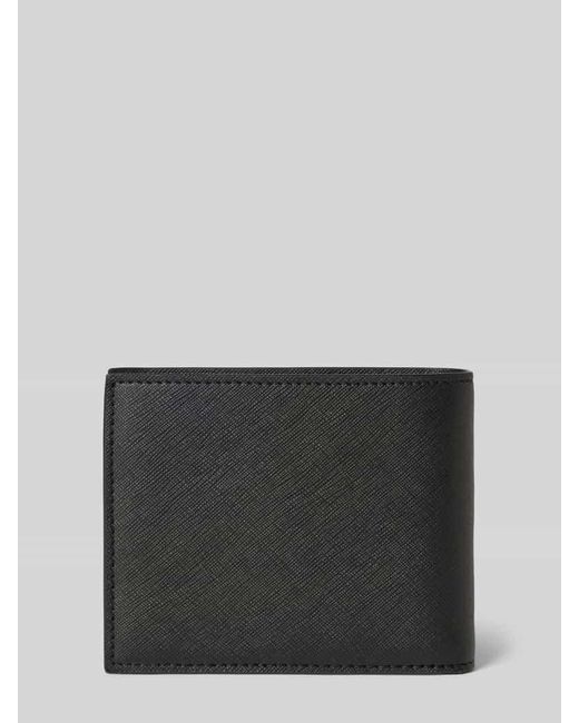 Boss Portemonnaie aus echtem Rindsleder Modell 'ZAIR_TRIFOLD' in Gray für Herren