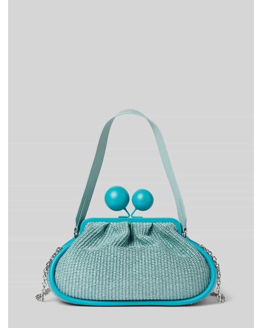 Weekend by Maxmara Blue Handtasche mit Bügelverschluss Modell 'EFEBO'