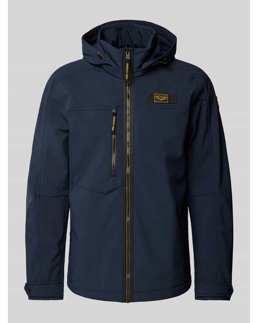 PME LEGEND Jacke mit Label-Badge Modell 'SUCCESSOR' in Blue für Herren