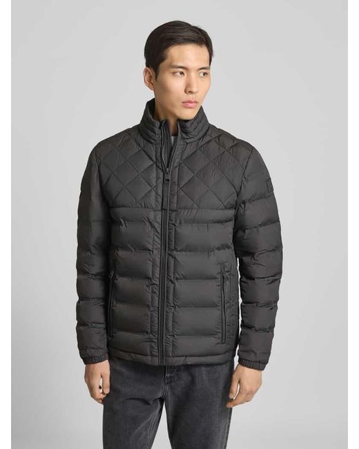 Strellson Steppjacke Mit Reißverschlusstaschen Modell 'Clason' in Black für Herren