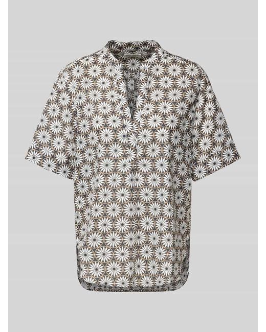 Marc O' Polo White Relaxed Fit Blusenshirt aus reiner Baumwolle