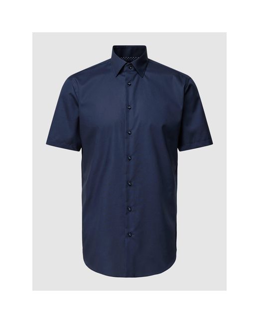 Christian Berg Men Regular Fit Business-Hemd aus reiner Baumwolle mit  Kentkragen in Blau für Herren | Lyst AT