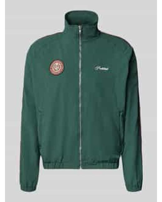 Prohibited Trackjacket Met Labelstitching Model 'Slipstream' in het Green voor heren