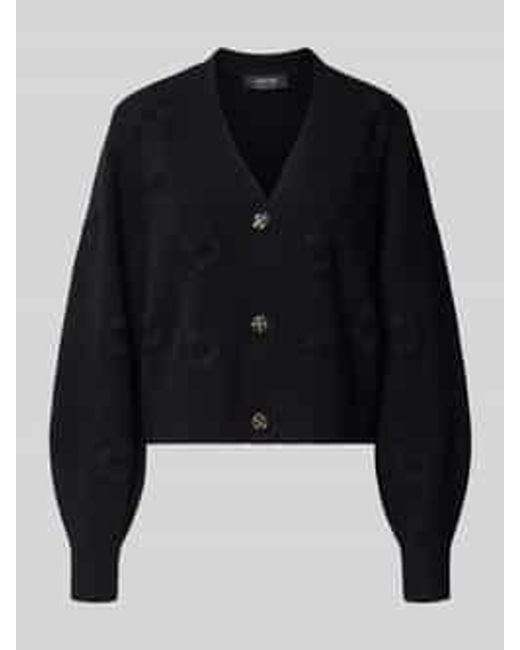 Marc Cain Loose Fit Gebreid Jack Met Kasjmier in het Black