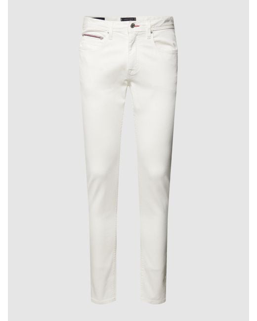 Tommy Hilfiger Jeans In 5-pocketmodel, Model 'houston' in het Wit voor  heren | Lyst NL