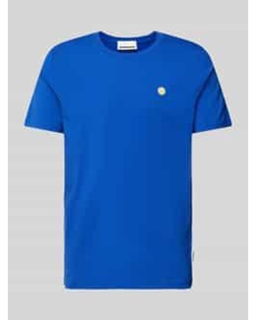 ARMEDANGELS T-shirt Met Motiefstitching in het Blue voor heren