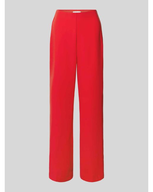 Mango Red Hose in unifarbenem Design Modell 'IGUANA'