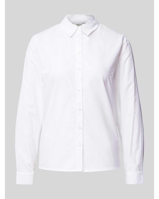B.Young Regular Fit Overhemdblouse Met Doorknoopsluiting in het White