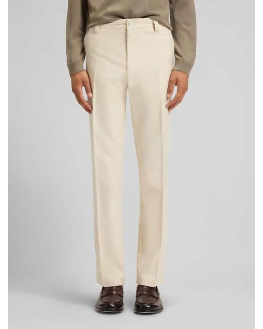 Boss Regular Fit Hose aus Baumwoll-Mix Modell 'C-KENT' in White für Herren