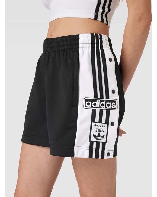 Adidas Originals Black Shorts mit Kontraststreifen Modell 'ADIBREAK'