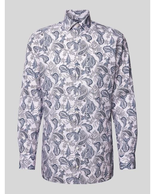 Olymp Modern Fit Zakelijk Overhemd Met Kentkraag in het Multicolor voor heren