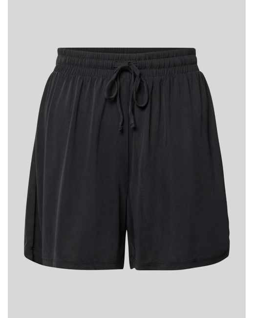Pieces Stoffen Shorts in het Black