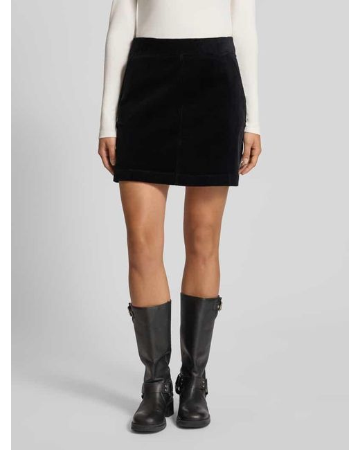 Marc O' Polo Black Regular Fit Mini-Rock aus Baumwoll-Mix
