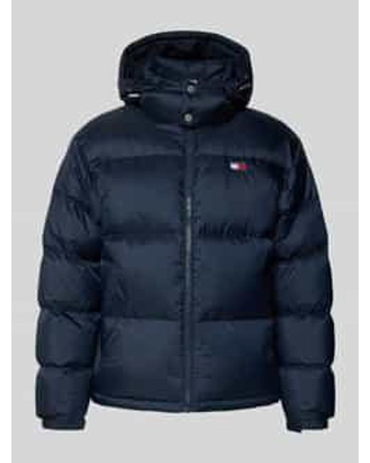 Tommy Hilfiger Regular Fit Gewatteerd Jack Met Vulling Van Dons En Veren, Model 'Alaska' in het Blue voor heren