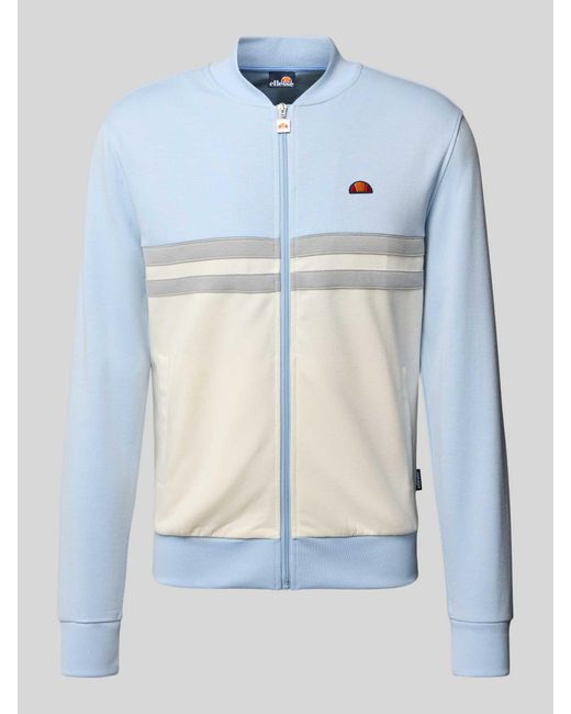 Ellesse Sweatjack Met Logobadge, Model 'Risani' in het Blue voor heren