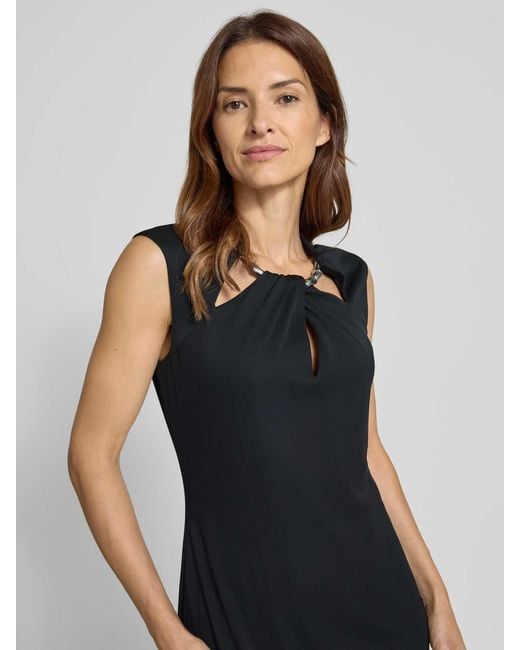 Ralph Lauren Knielange Cocktailjurk Met Cut-outs in het Black