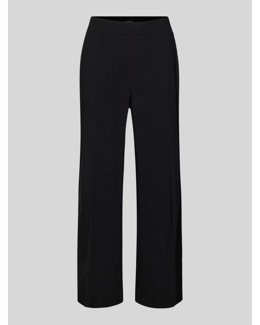 SteHmann Regular Fit Capribroek Met Steekzakken, Model 'Fenja2' in het Black