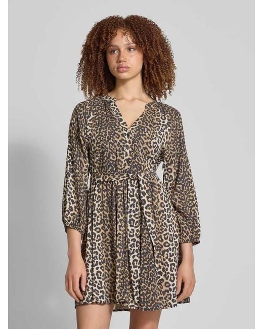 ONLY Gray Fließendes Freizeitkleid aus reiner Viskose Modell 'NOVA LIFE'
