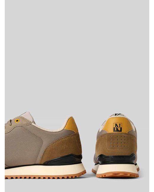Napapijri Sneaker mit Schnürung und Label-Detail in Natural für Herren