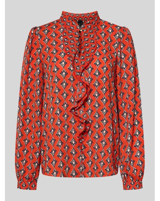 Marc Cain Regular Fit Blouse in het Red