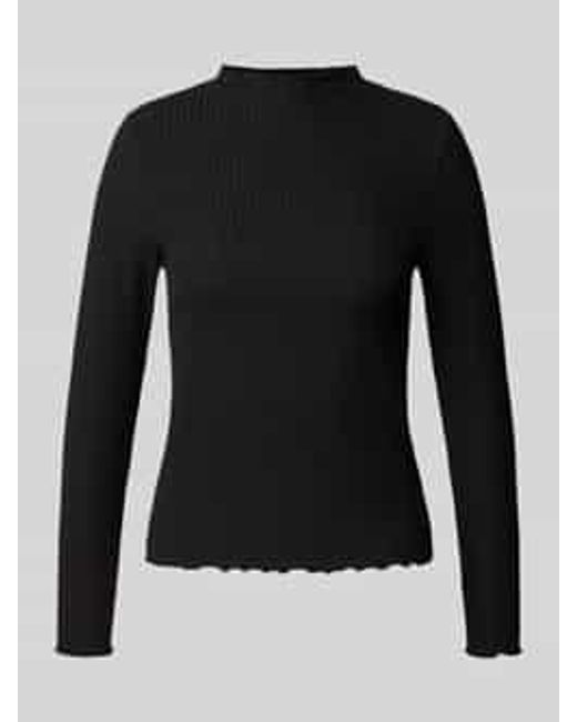 ONLY Slim Fit Shirt Met Lange Mouwen En Viscose, Model 'Lemma' in het Black