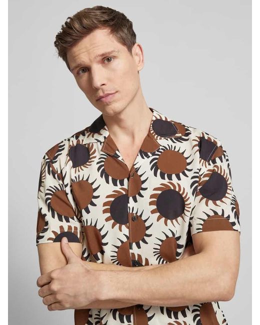 Joop! Regular Fit Freizeithemd mit Reverskragen Modell 'Hanes' in Natural für Herren