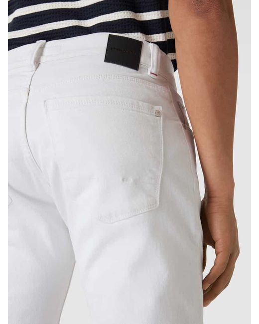 Pierre Cardin Tapered Fit Jeans im 5-Pocket-Design Modell 'Lyon' in White für Herren