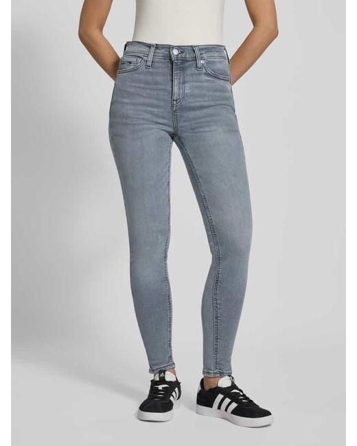 Tommy Hilfiger Blue Skinny Fit Jeans aus Baumwoll-Mix