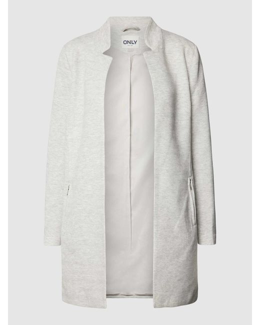 ONLY Mantel mit Eingrifftaschen Modell 'SOHO' in White für Herren
