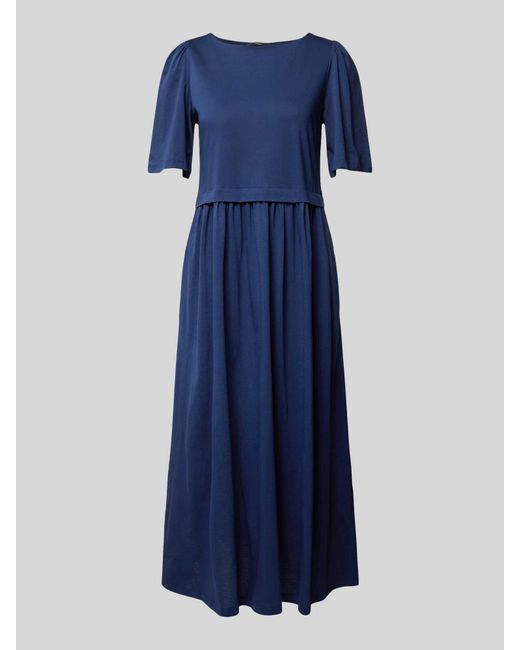 Weekend by Maxmara Midi-jurk Met Ronde Hals in het Blue