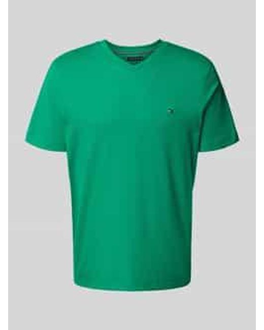 Tommy Hilfiger Regular Fit T-Shirt Van Puur Katoen in het Green voor heren