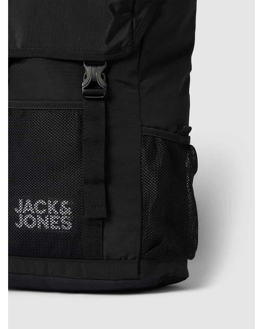 Jack & Jones Rucksack mit Tragehenkel Modell 'CASHFORD' in Black für Herren