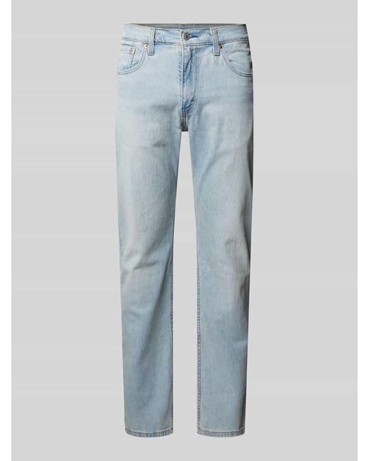 Levi's Tapered Fit Jeans im 5-Pocket-Design Modell '502TM' in Blue für Herren